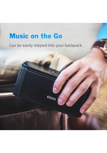 Doss Bluetooth Hoparlör Soundbox, Dokunmatik Kontrollü Ses Kutusu, 12w Hd Ses, Pink Büyük Britanya