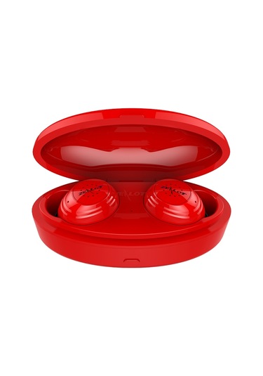 Zealot H19 Tws Bluetooth 5.0 Manyetik Şarj Kutulu Dokunmatik Kablosuz Bluetooth Kulaklık, Hd Arama Ve Bluetooth Otomatik Bağlantı Desteği Kırmızı