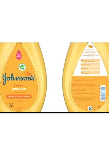Johnson's Baby Bebek Şampuanı 750 ML