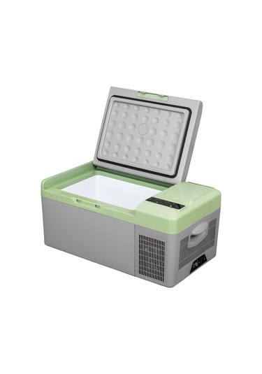 Icepeak Zagne Kompresörlü Buzdolabı 15.5 Litre-GRİ-YEŞİL