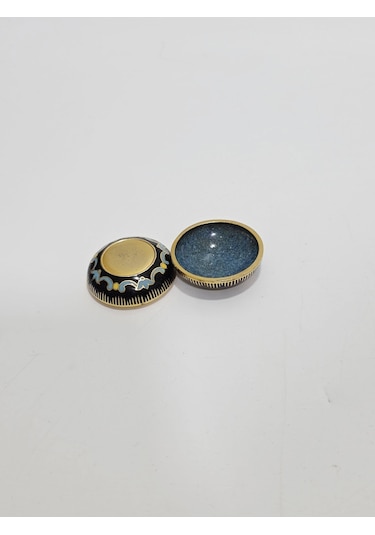 Antika Cloisonne Minyatür Kutu 4,4x2,6cm 069