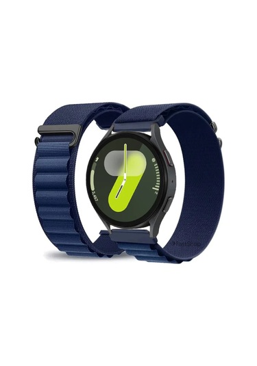 Samsung Uyumlu Galaxy Watch 6 4 5 7 Fe 40 42 44 46mm Alpine Loop Kumaş Kancalı Kordon