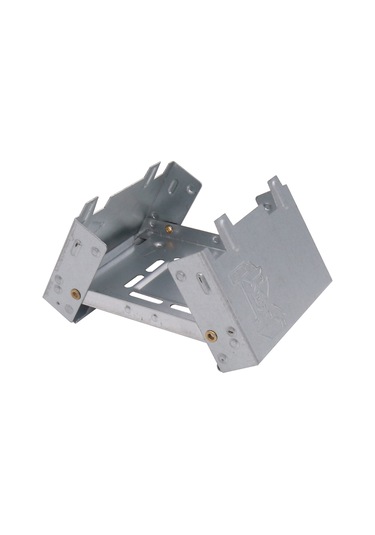 Kosona Mini Katlanabilir Dışarıda Kullanım Isıtaç, Katı Alkolle Çalışır, Fosforlu Sac Malzeme, Sığınma Ve Piknik İçin Taşınabilir Gümüş