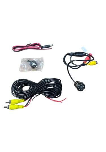 Araç Kamera Ön Veya Arka Tampon İçin Işıklı 18.5mm Çevrilebilir Gece Görüşlü Sc4