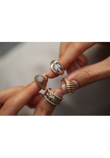 Reis Kuyumculuk T3039 Oyster  Altın Yüzük