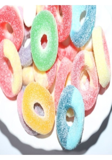 Halka Jelibon Şeftali Aromalı 1000 Gr.