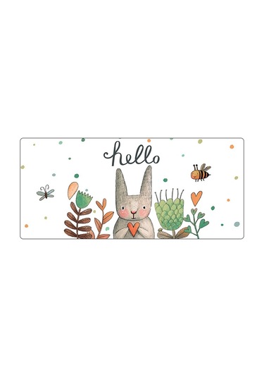 Sevimli Karikatür Kaymaz Sümen, Boyut: 400 X 900 X 2mm Dikiş 006