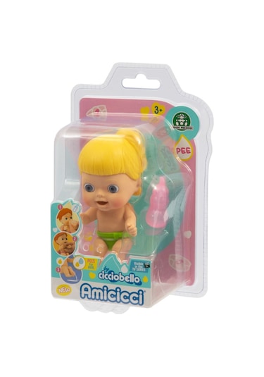 Su İçip Ciş Yapan Ciciobello Amiccici Bebek - Tuvalet Eğitimi Amaçlı Eğitici Oyuncak - 10 Cm - Molly
