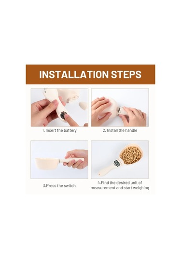 Elmpaly Beyaz Dijital Mutfak Terazisi Hassas 0 1g 800g Tare Ölçüm Kaşığı Lcd Ekran