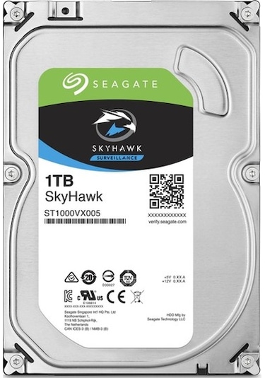 Seagate SkyHawk ST1000VX005 3.5" 1 TB 5900 RPM 64 MB SATA 3 HDD