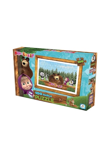 Laço Maşa Ve Koca Ayı 100 Parça Puzzle Ms7966