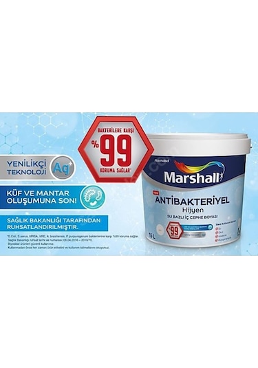 Marshall Antibakteriyel Hijyen 15 Lt