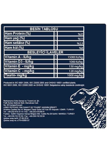 Obivan Kuzu Etli Ve Yaban Mersinli Kedi Maması 10 Kg