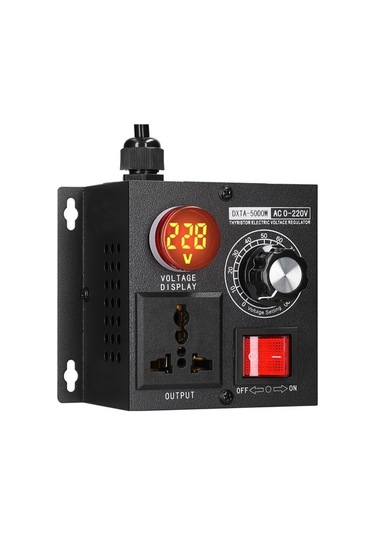 Besthome1 5000w Güç Regülatörü - Motor Hız, Aydınlatma, Isıtma İçin Evrensel Voltaj Ayarlayıcı Çok Renkli Çok Renkli