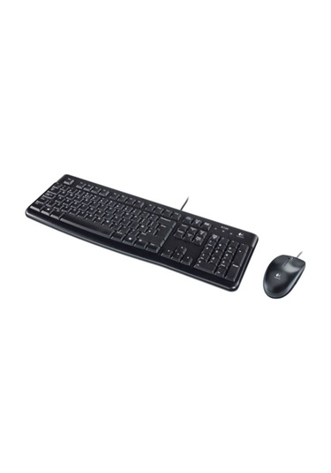 Logitech Mk120 Klavye & Mouse Seti Kablo-siyah