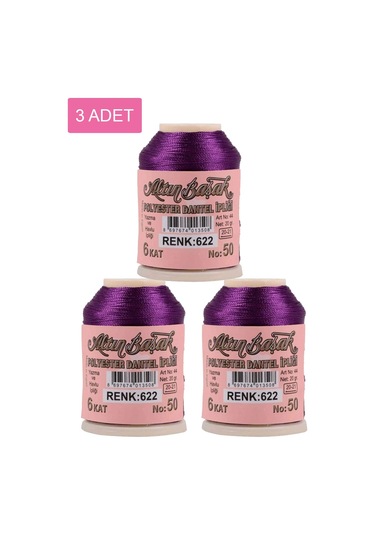 3 Adet Altınbaşak Oya Ve Dantel İpi 20 Gr - Royaleks - No: 622