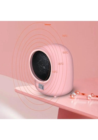 Trendooze 220v Mini Fan Isıtıcı, Hızlı Masaüstü Sıcaklık Arttırıcı