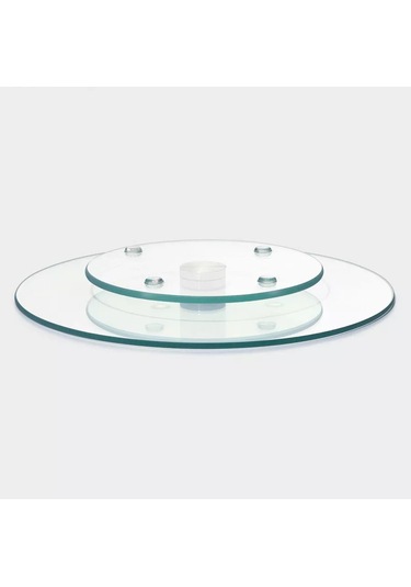 Dolana Bulaşık Akışkan Cam Turta Standı 24 Cm 134323944 Beyaz