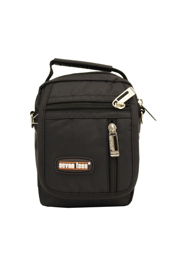 Seventeen 3450 Polyester Kumaş, Omuz Askılı, Kulplu, Erkek Portföy Çanta Siyah