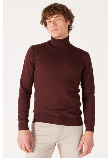 Wrangler Balıkçı Yaka Kırmızı Erkek Kazak W8d42ph45 Kırmızı