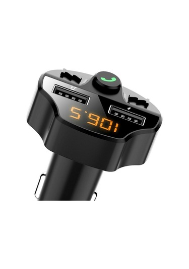 Homyl Araç Şarj Aleti Bağlantı Noktaları Usb Fm Verici
