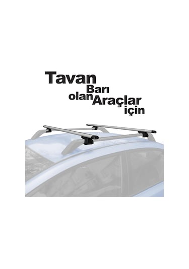 Araç Tavan Ara Atkı Barı Taşıyıcı Bagaj Ayağı 120cm Arabar