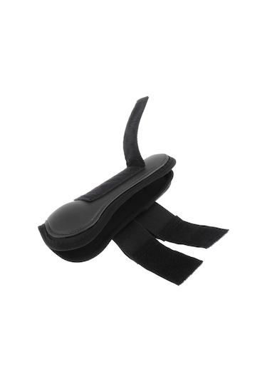 Suntek 2 Pairs At Bacak Boots Hind Ön Bacak Koruyucu Sarar Set Siyah