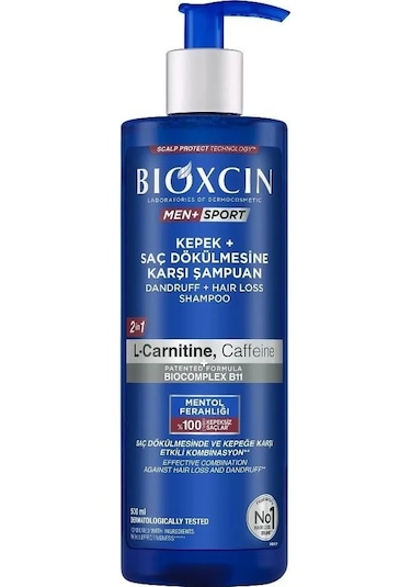 Bıoxcın Şampuan Kepek+dökülmeye Karşı 500 Ml Men+sport