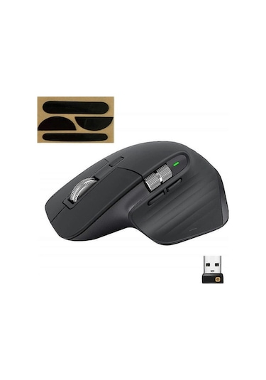 Dancemonkey Logitech Mx Master 3 İçin 2'li Paket Kaymaz Kızak Pedleri - Dayanıklı Lazer Destekli Lazer