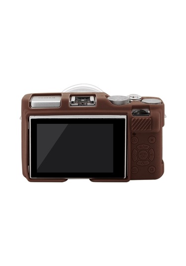 Puluz Soft Silicone Protective Case For Fujıfılm X-a3 / X-a10 Coffee