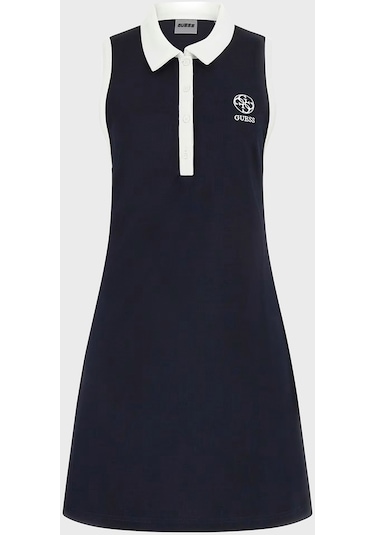 Guess Bayan Elbise V4gk02 Kbfb2 A71w Lacivert