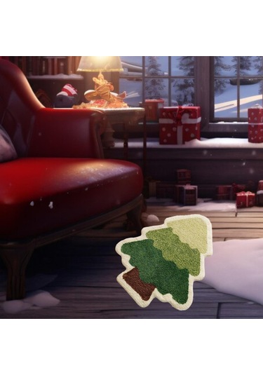 Suntek Yılbaşı Ağacı Halısı Nordic Sağlam Yumuşak Stil-b Stil B