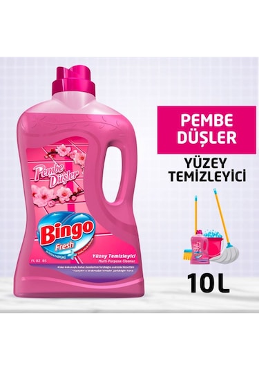 Bingo Fresh Yüzey Temizleyici Pembe Düşler 4 x 2500 ML