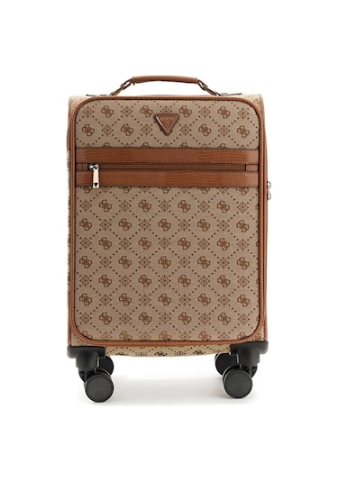 Guess Melinda Logo Unisex Kabin Boy Valiz Twlp9902983 Kahverengi