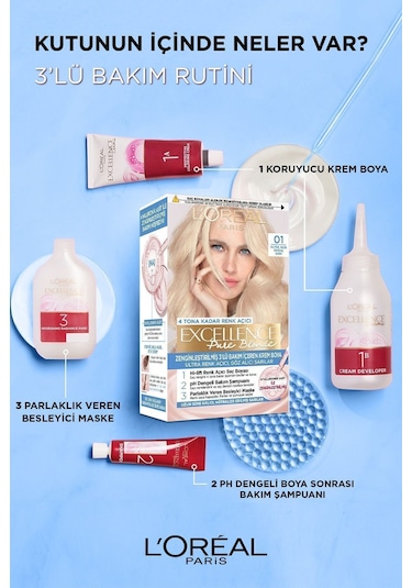 Excellence Creme Saç Boyası - 03 Ultra Açık Küllü Sarı