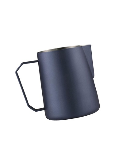 Suntek Latte Art Cafetiere Cappuccino Blue Için Buğulanmış Süt Sürahisi Buhar Sürahisi 600ml