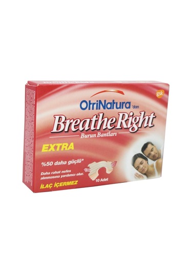 Breathe Right Ekstra Burun Bandı Normal Boy 10'lu