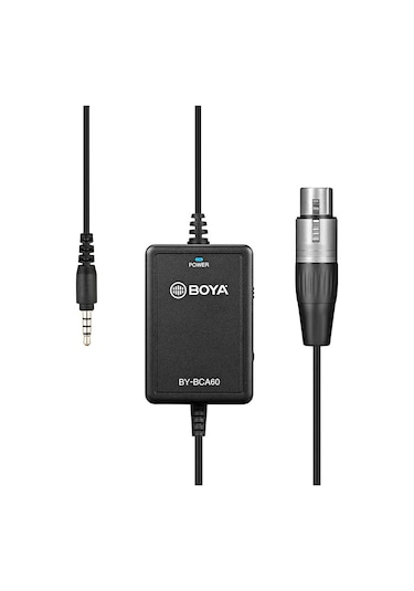 Boya By Bca60 48V Phantom Mobil Xlr Mikrofon Kablo