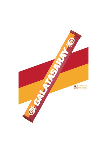 Galatasaray Şal Atkı Kırmızı Sarı