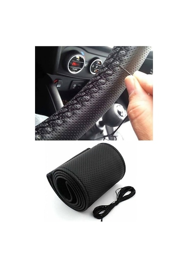 Nkt Deri Dikme Direksiyon Kılıfı Dikmeli 4 Renk Dikişli Kokusuz