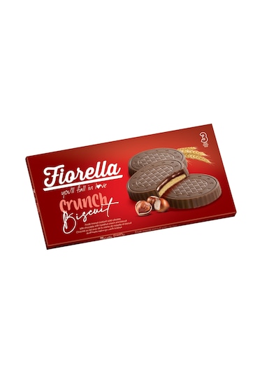 Fiorella Fındık Kremalı Çikolatalı Bisküvi 22,5 Gr. 3 lü (3 Paket)