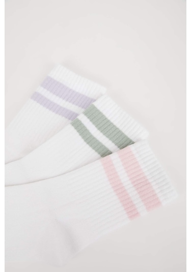 Defacto Kız Çocuk Rahat Lastikli 3'lü Pamuklu Uzun Çorap C2918A8NSWT1 Defacto Kız Çocuk Rahat Lastikli 3'lü Pamuklu Uzun Çorap C2918A8NSWT1