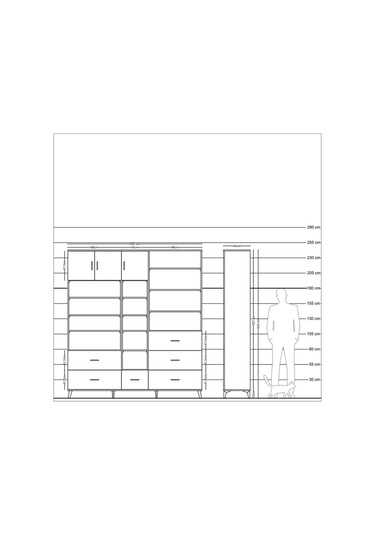 Hyperion Dolap 17 Raflı 6 Çekmeceli 3 Kapaklı 220x44x243 Antrasit-antrasit/aytaşı Antrasıt/aytası Hyperion Dolap 17 Raflı 6 Çekmeceli 3 Kapaklı 220x44x243 Antrasit-antrasit/aytaşı Antrasıt/aytası