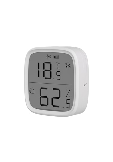 Sonoff SNZB-02D ZigBee LCD Ekranlı Akıllı Sıcaklık ve Nem Sensörü