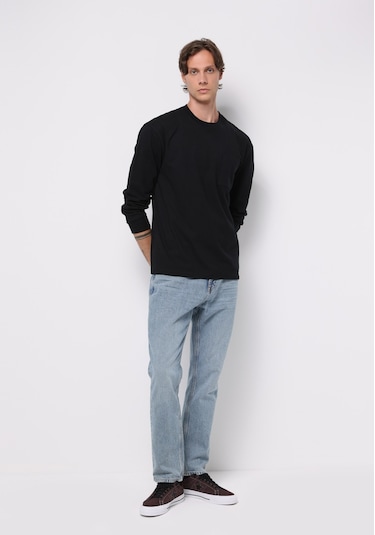 Colins Comfort Fit Yuvarlak Yaka Düz Erkek Siyah Uzun Kol Tişört Cl1076435 Q1.v1 Blk Siyah Colins Comfort Fit Yuvarlak Yaka Düz Erkek Siyah Uzun Kol Tişört Cl1076435 Q1.v1 Blk Siyah