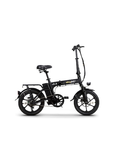 Skyjet Nitro 16 Elektrikli Bisiklet Kısa Mesafelere Gidip Gelme Beyaz