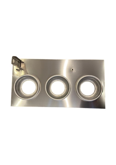 Krom 3 Demlikli Çay Kazanı Üst Kapağı