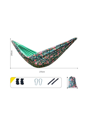 Suntek Taşıma Çantalı Kamp Hamak Dış Arka Bahçe Yeşil
