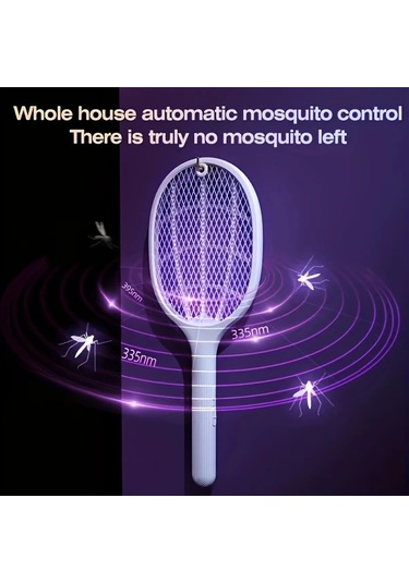 Boatshop1 Yaıawısu Usb Şarjlı Sivrisinek Öldürücü White Düz Öldürme Bölgeli Kompakt Böcek Katili 500mah Pil Usb Şarj Ev Ofis Seyahat İçin