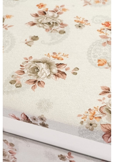 Mistik Home Rose Katlanır Dolaplı Ütü Masası Beyaz Gövde, Yeşil Çiçek Desenli Beyaz/yeşil